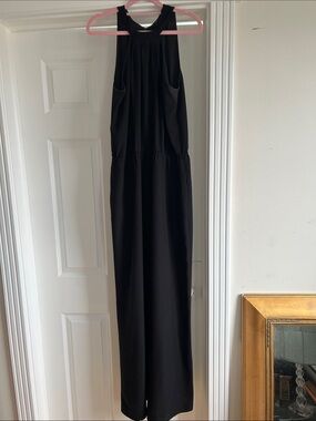 RW&CO. Black Sleeveless Tailored Jumpsuit